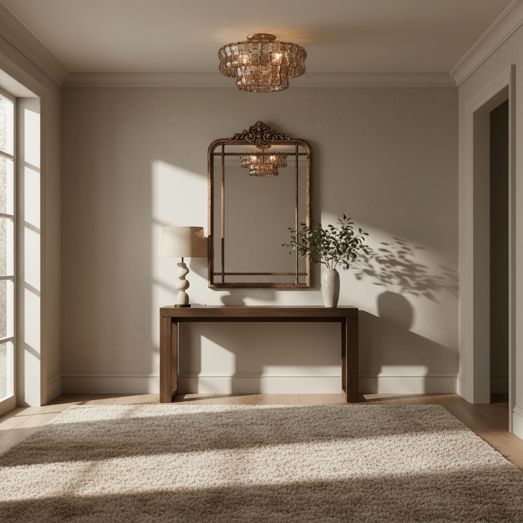 Riviera 20" Smoke Glass Flush Mount Chandelier - briglamps
