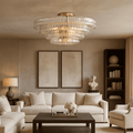 Riviera 35" Flush Mount Chandelier - briglamps
