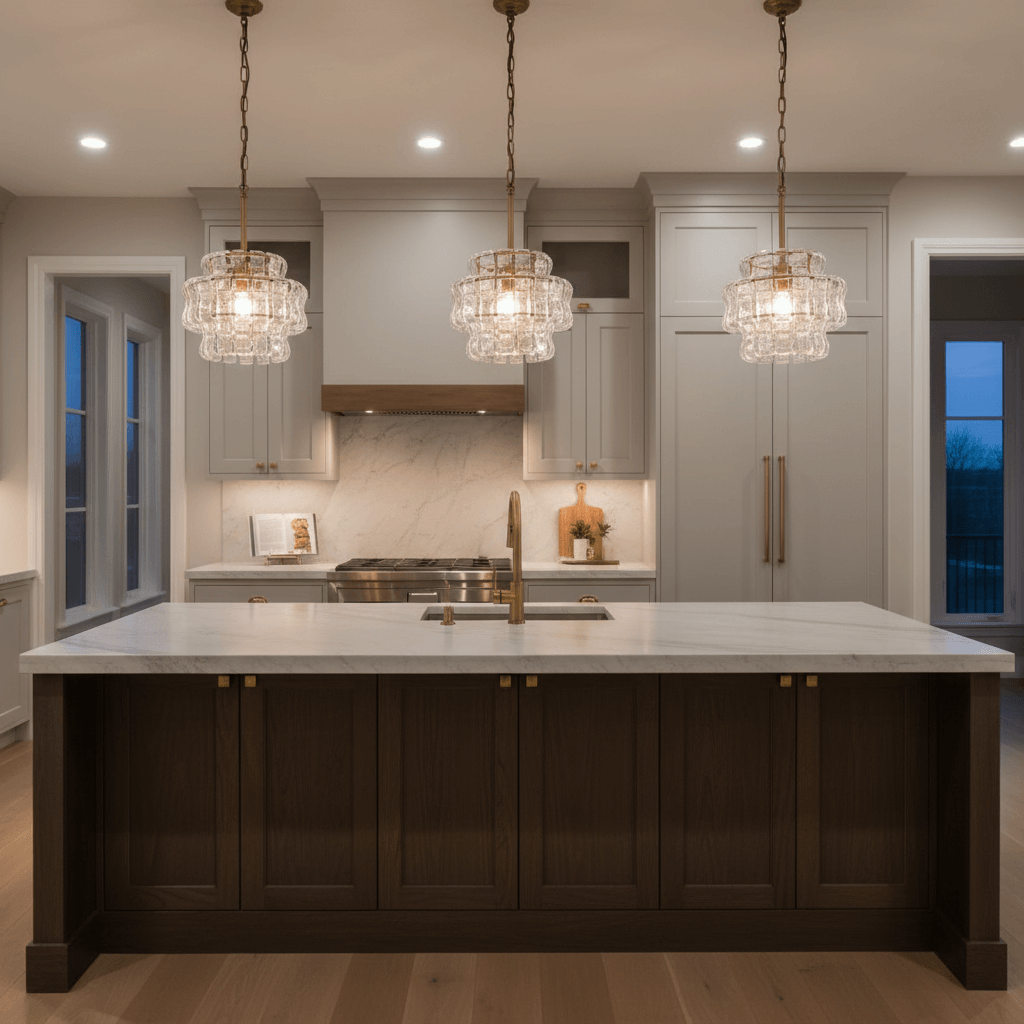 Riviera Glass Pendant Light - briglamps