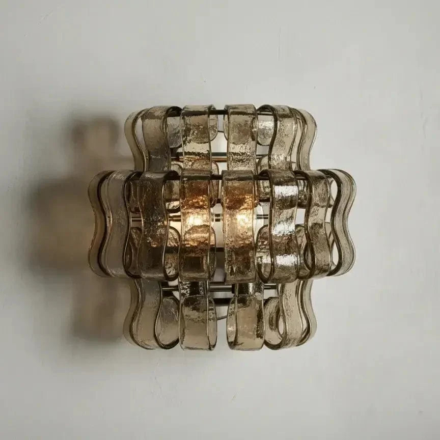 Riviera Smoke Glass Sconce - briglamps