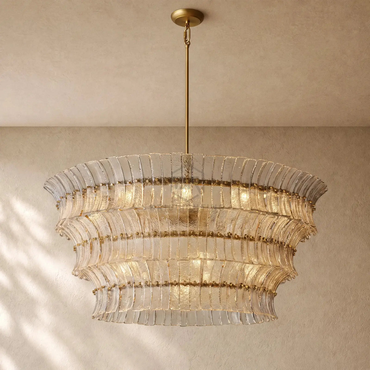 Romanion Glass Round Chandelier