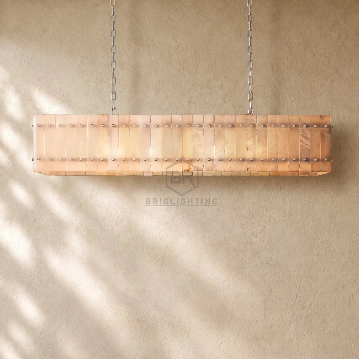 San Marcon Alabaster Linear Chandelier