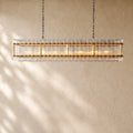 San Marcon Glass Linear Chandelier