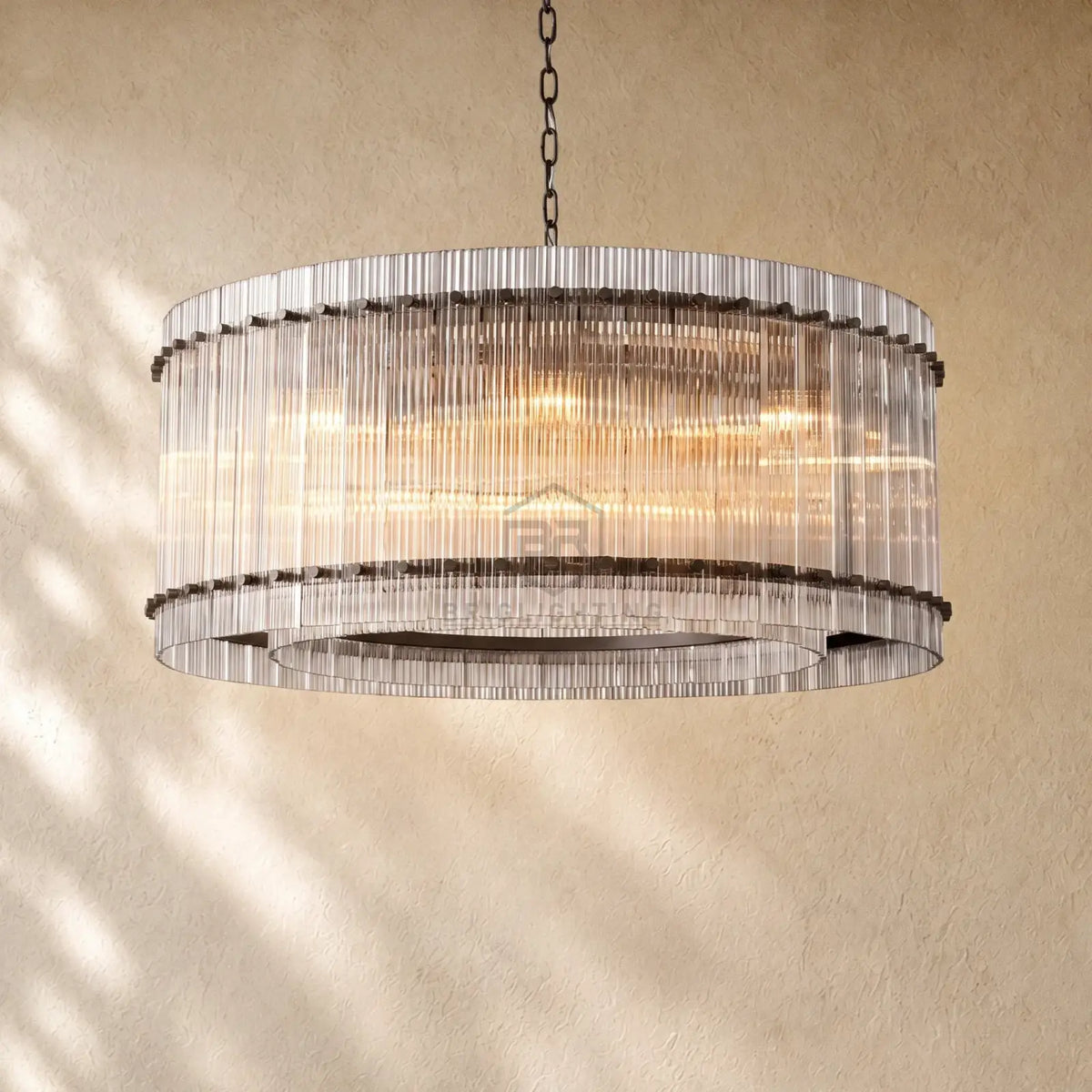 San Marcon Glass Round Chandelier