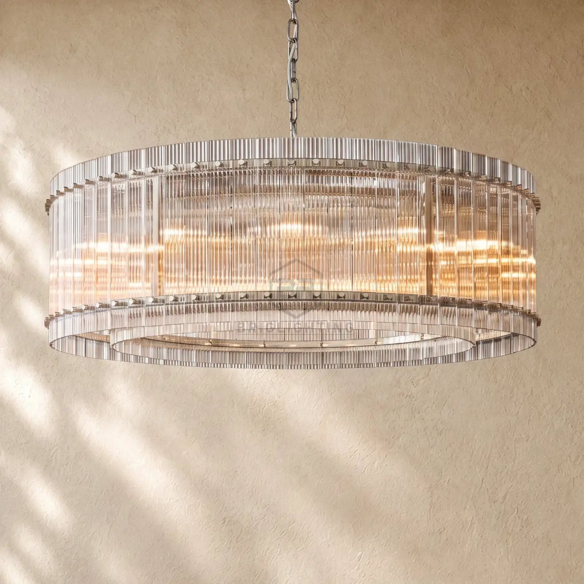 San Marcon Glass Round Chandelier