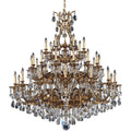 Saphie 35 Light Chandelier Heirloom Bronze 55in Diameter - briglamps