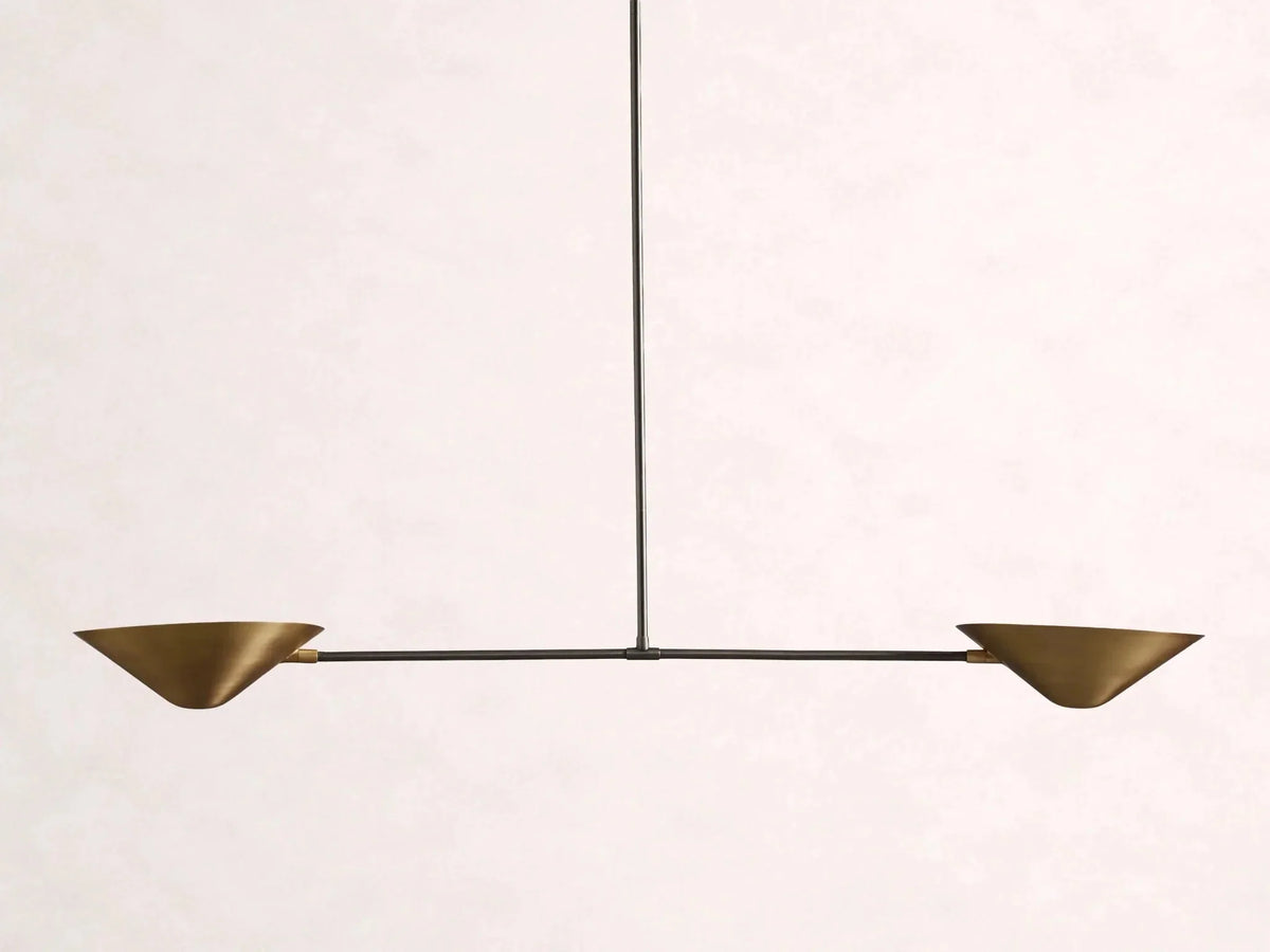 Simms 2-Light Linear Chandelier - Brig Lighting