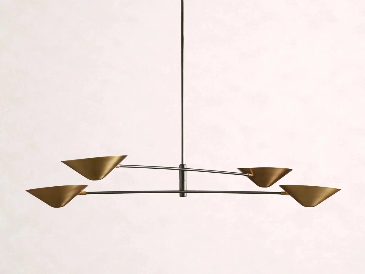 Simms 4-Light Linear Chandelier - Brig Lighting