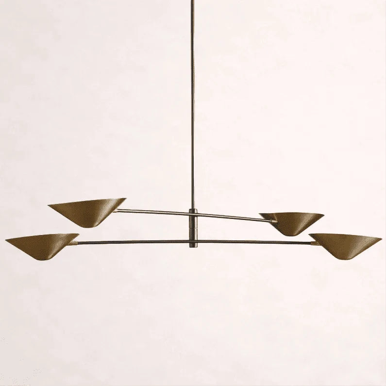 Simms 4-Light Linear Chandelier - Brig Lighting