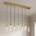 Solitaire Linear Chandelier 37'' 50'' 70'' 87" 120"W - Cyran Lamps