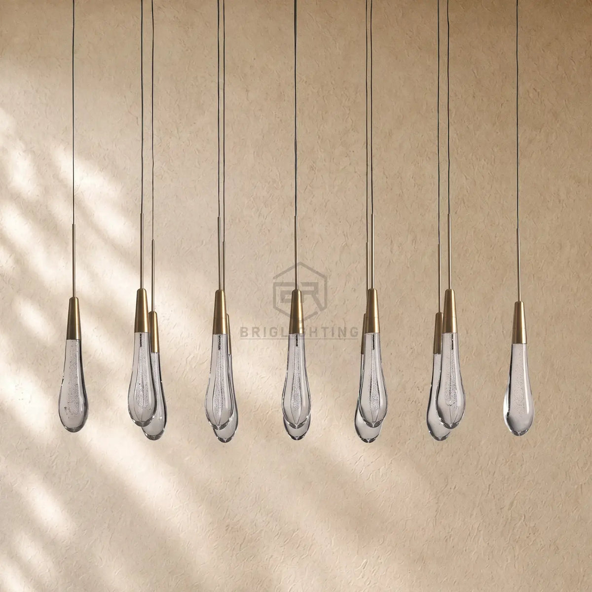 Soltairan Linear Chandelier - Raindrop Pendant Lighting