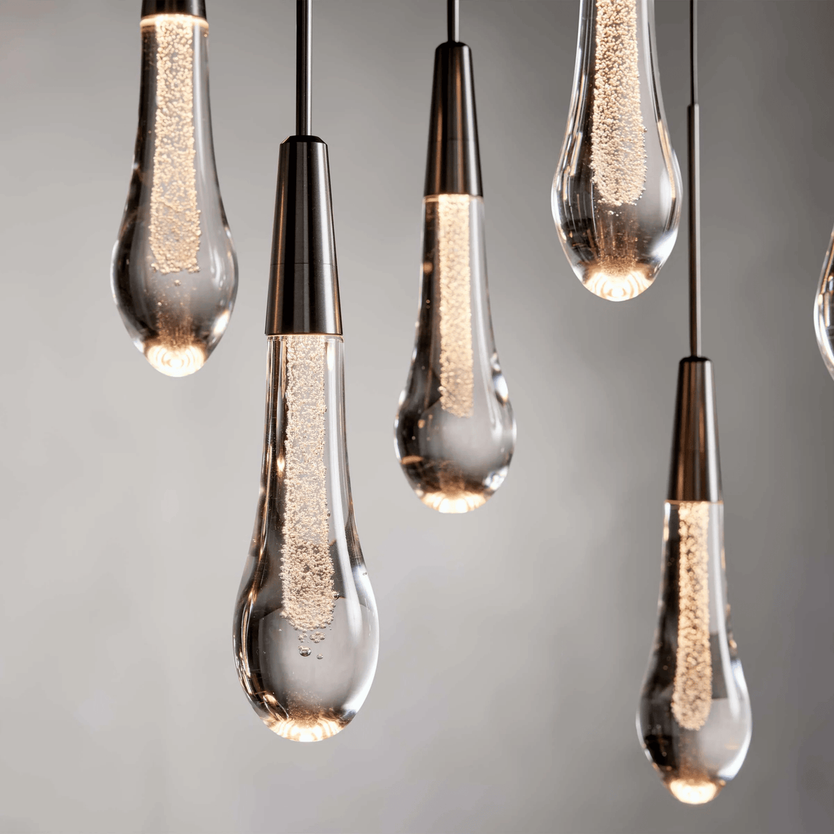 Soltaire Linear Modern Chandelier 37"W - briglamps