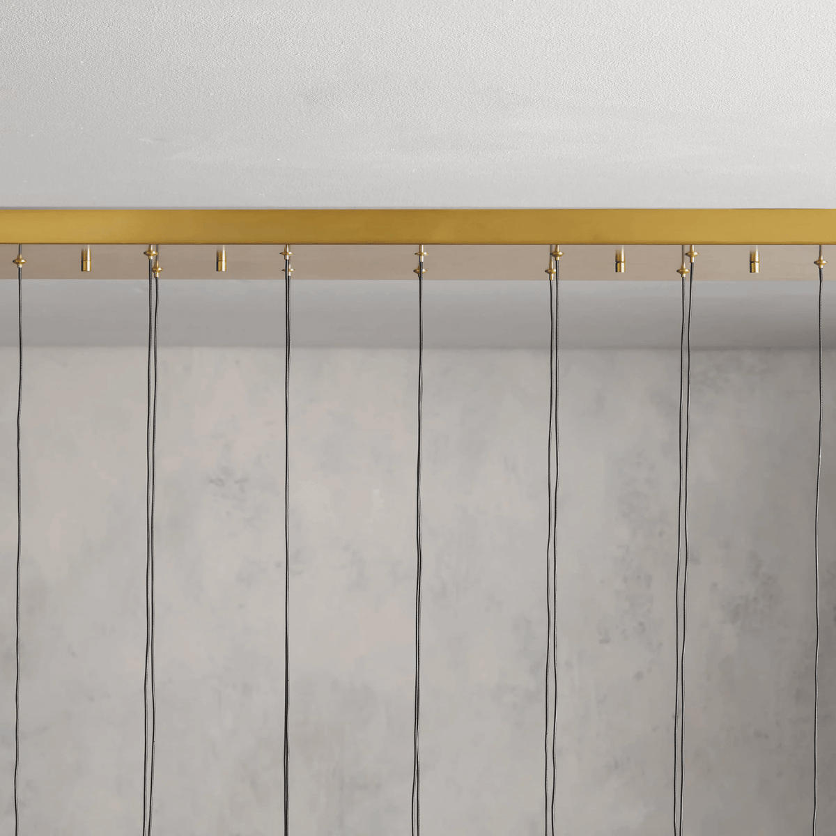 Soltaire Linear Modern Chandelier 37"W - briglamps