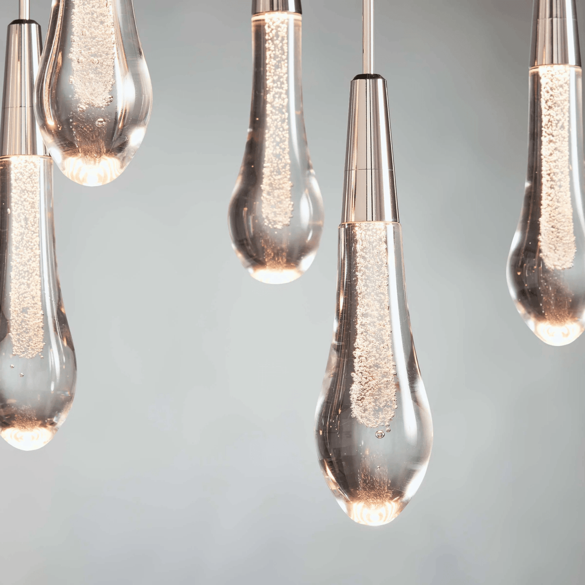 Soltaire Linear Modern Chandelier 37"W - briglamps