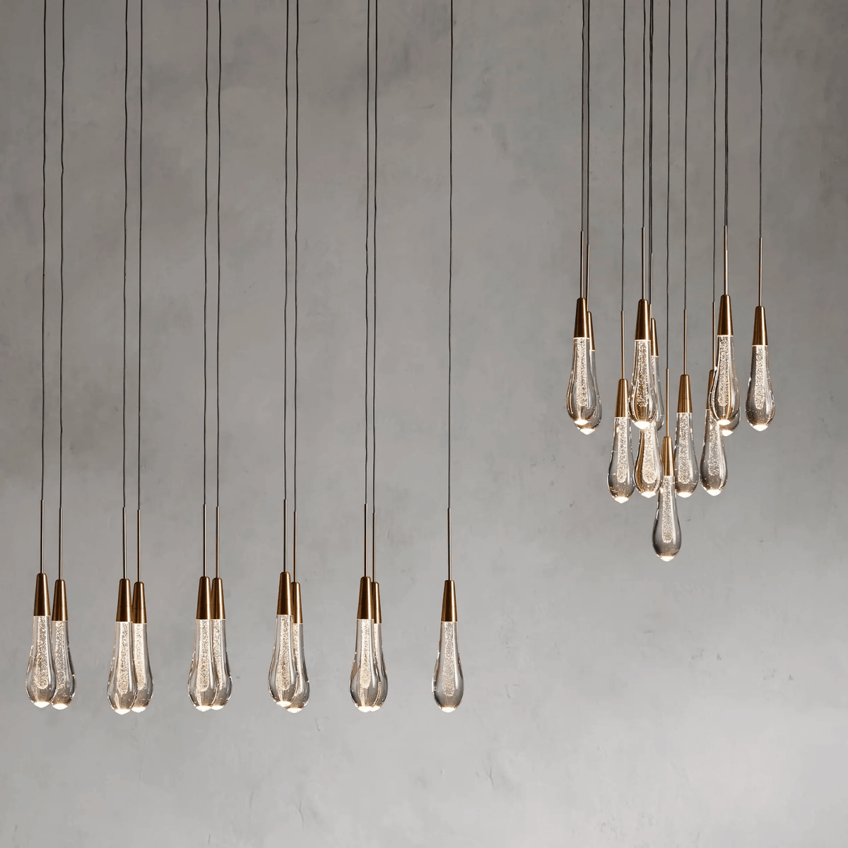 Soltaire Modern Pendant 13"H - briglamps