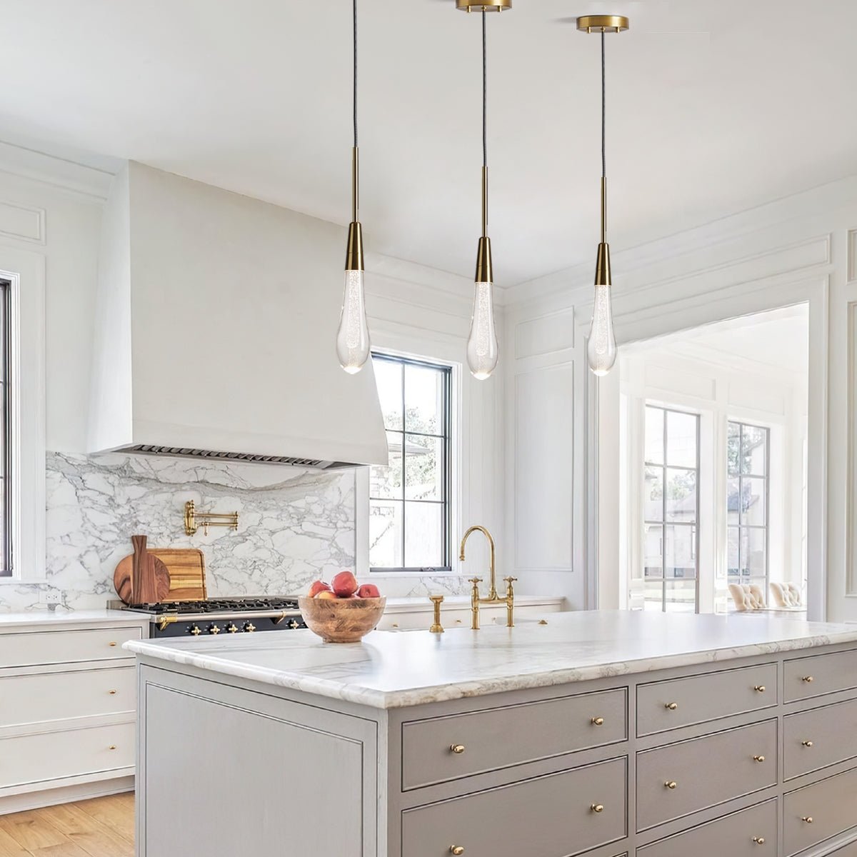 Soltaire Modern Pendant 13"H - briglamps