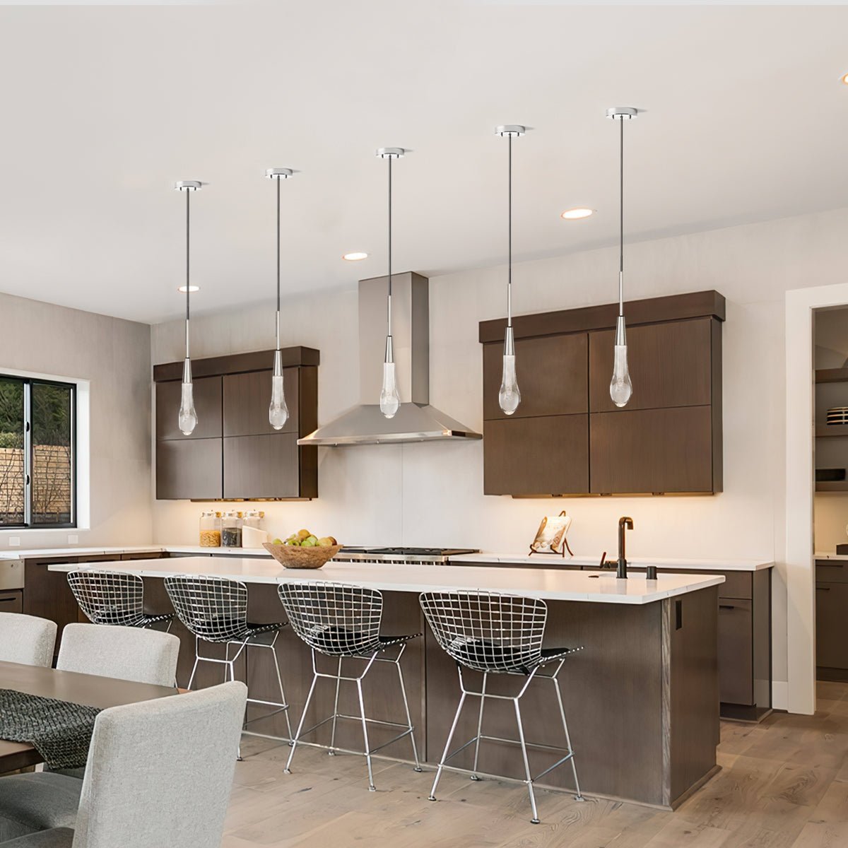 Soltaire Modern Pendant 13"H - briglamps