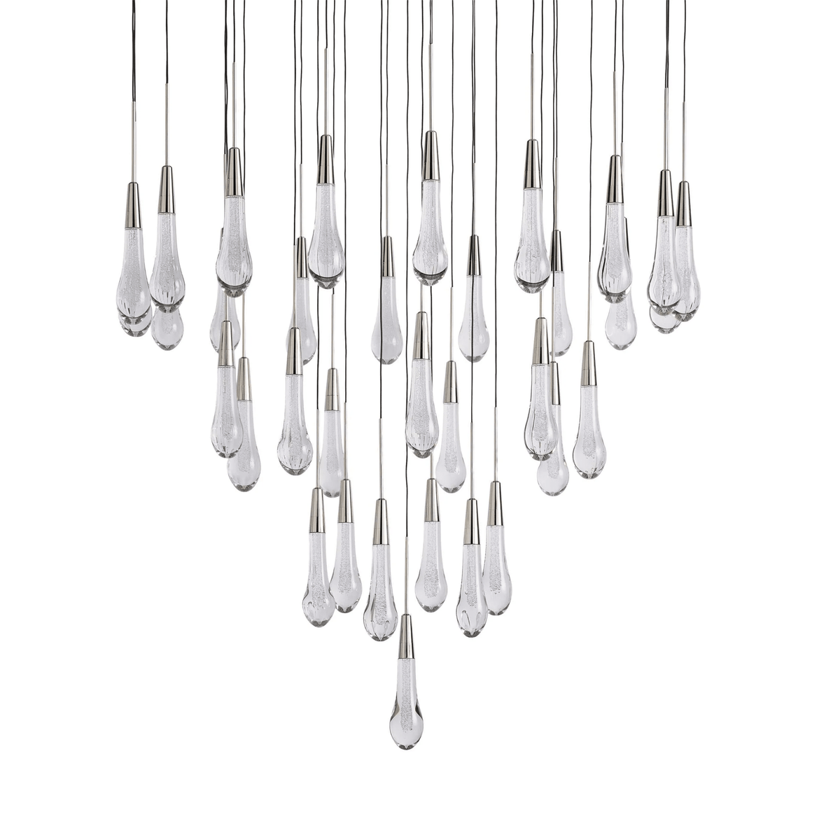 Soltaire Round Chandelier 17" 24" 36“ 58“ - briglamps