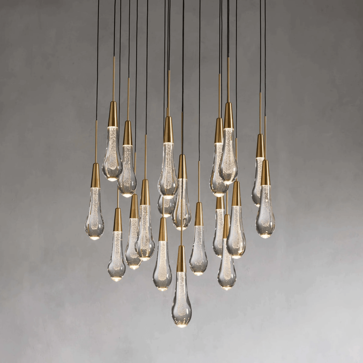 Soltaire Round Chandelier 17" 24" 36“ 58“ - briglamps