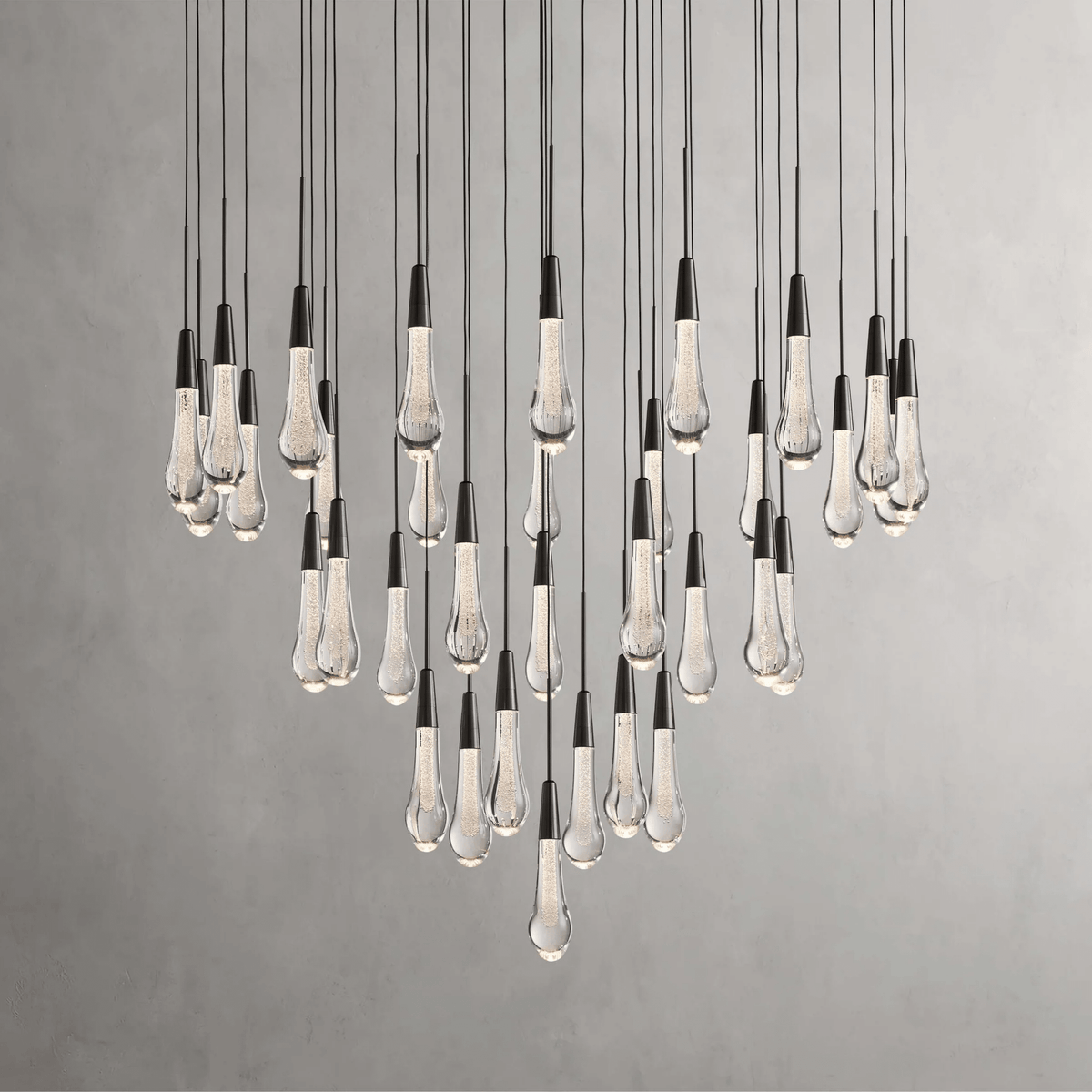 Soltaire Round Chandelier 17" 24" 36“ 58“ - briglamps