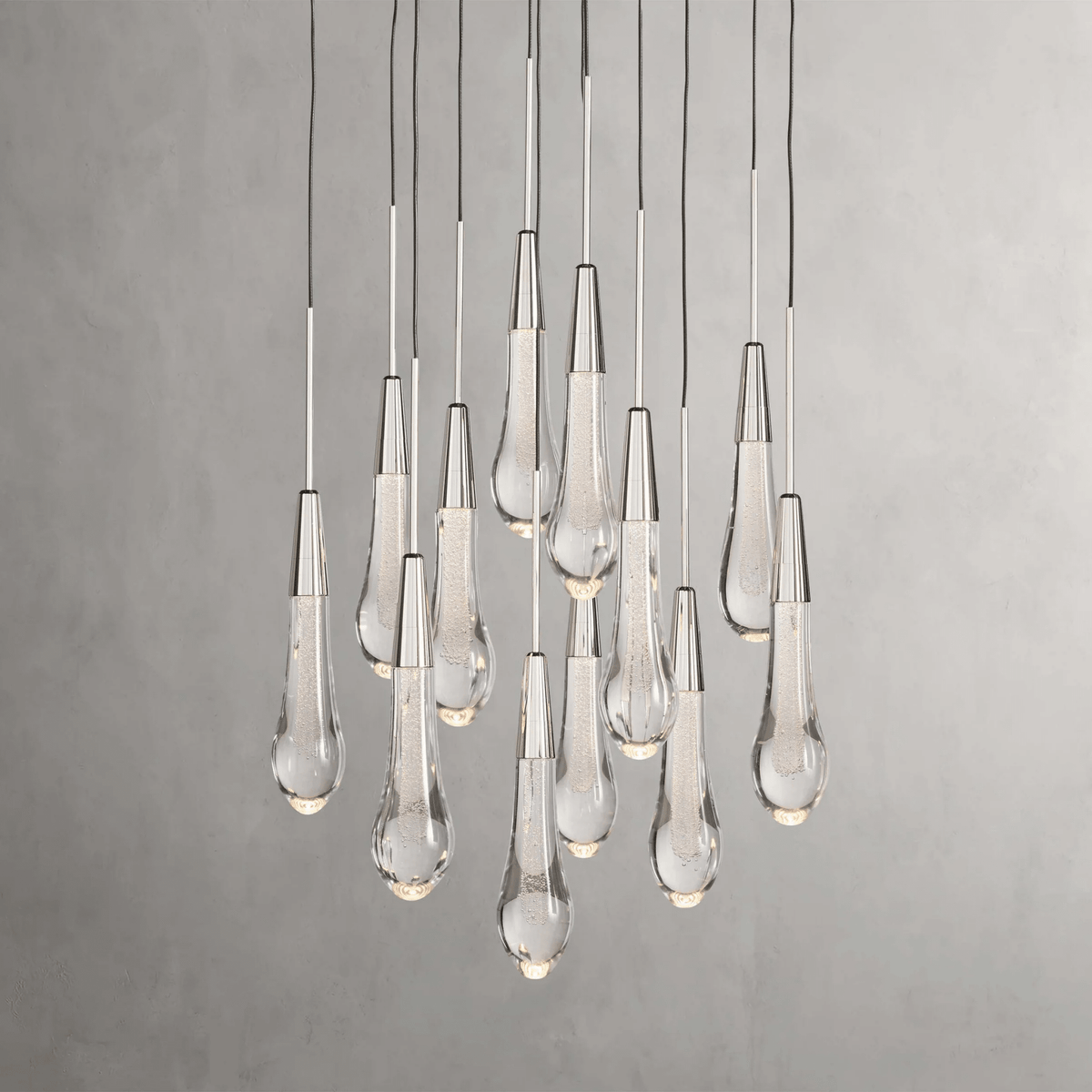 Soltaire Round Chandelier 17" 24" 36“ 58“ - briglamps