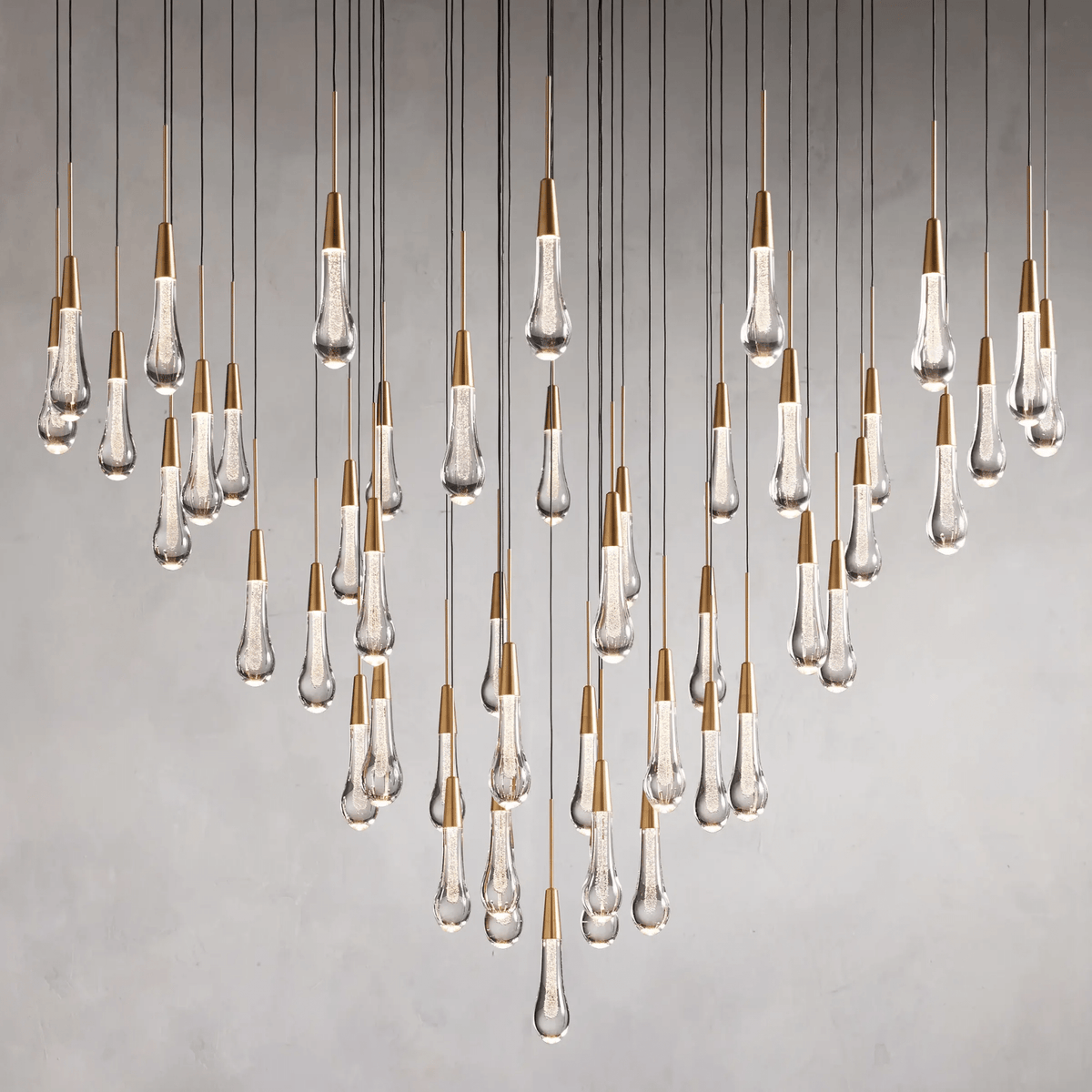 Soltaire Round Chandelier 17" 24" 36“ 58“ - briglamps