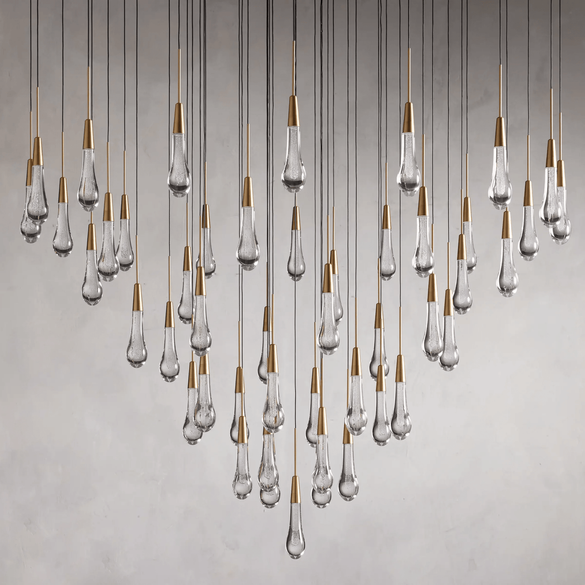 Soltaire Round Chandelier 17" 24" 36“ 58“ - briglamps