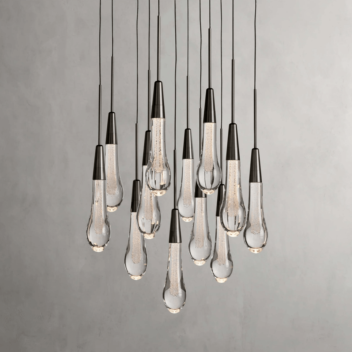 Soltaire Round Chandelier 17" 24" 36“ 58“ - briglamps