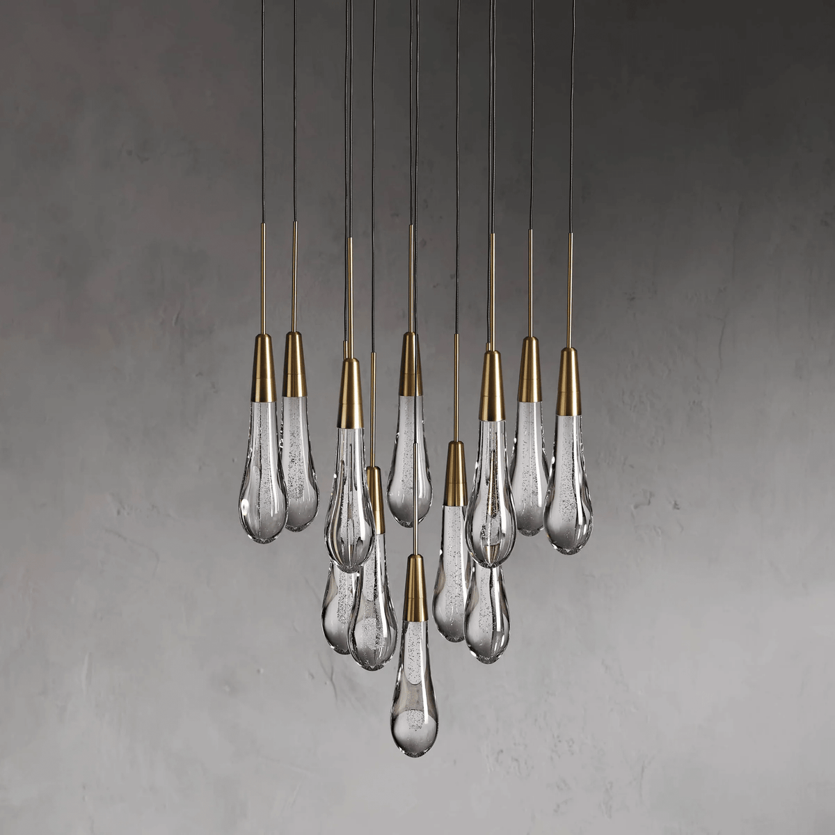 Soltaire Round Chandelier 17" 24" 36“ 58“ - briglamps