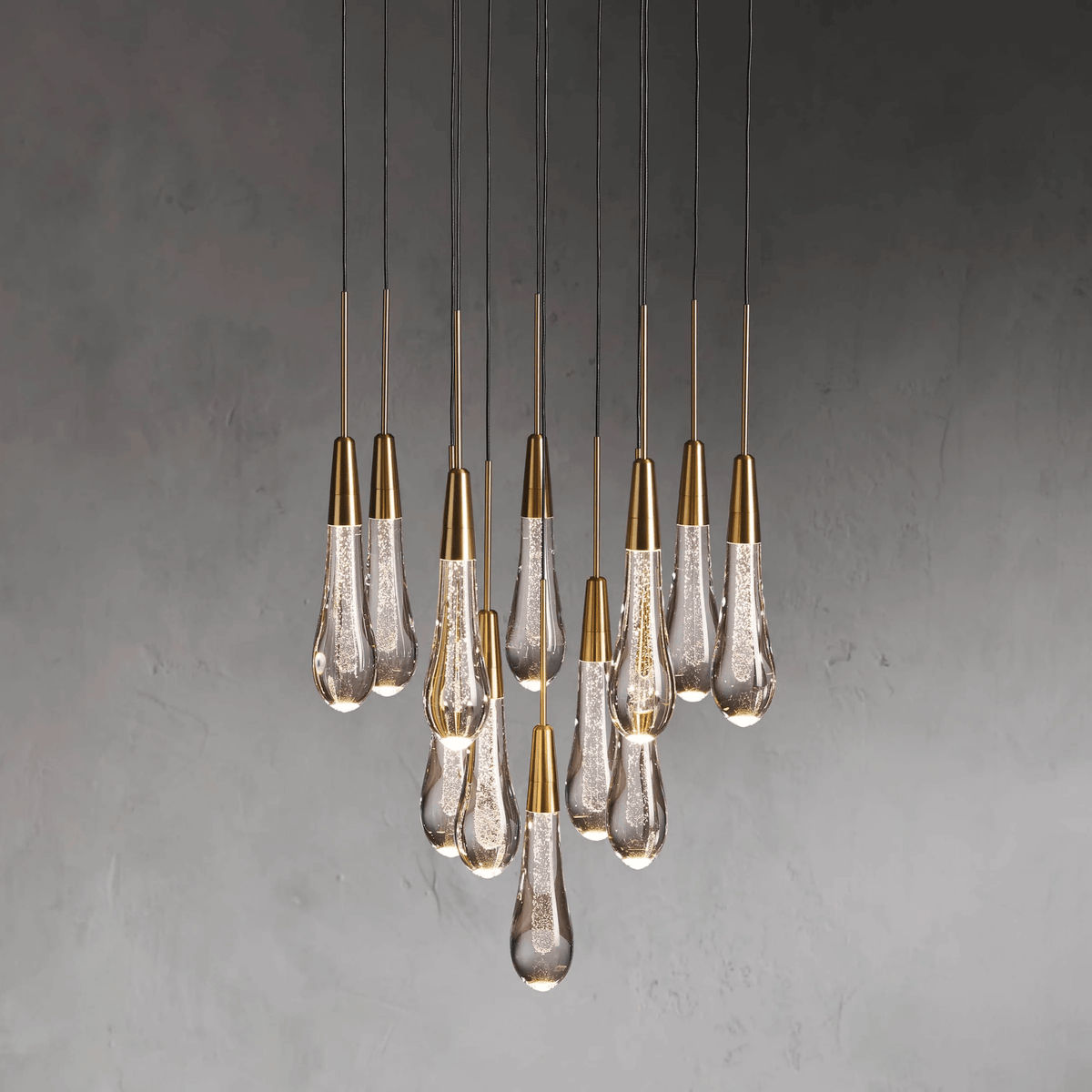 Soltaire Round Chandelier 17" 24" 36“ 58“ - briglamps