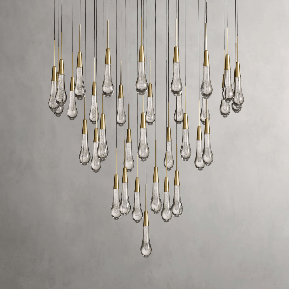 Soltaire Round Chandelier 17" 24" 36“ 58“ - briglamps