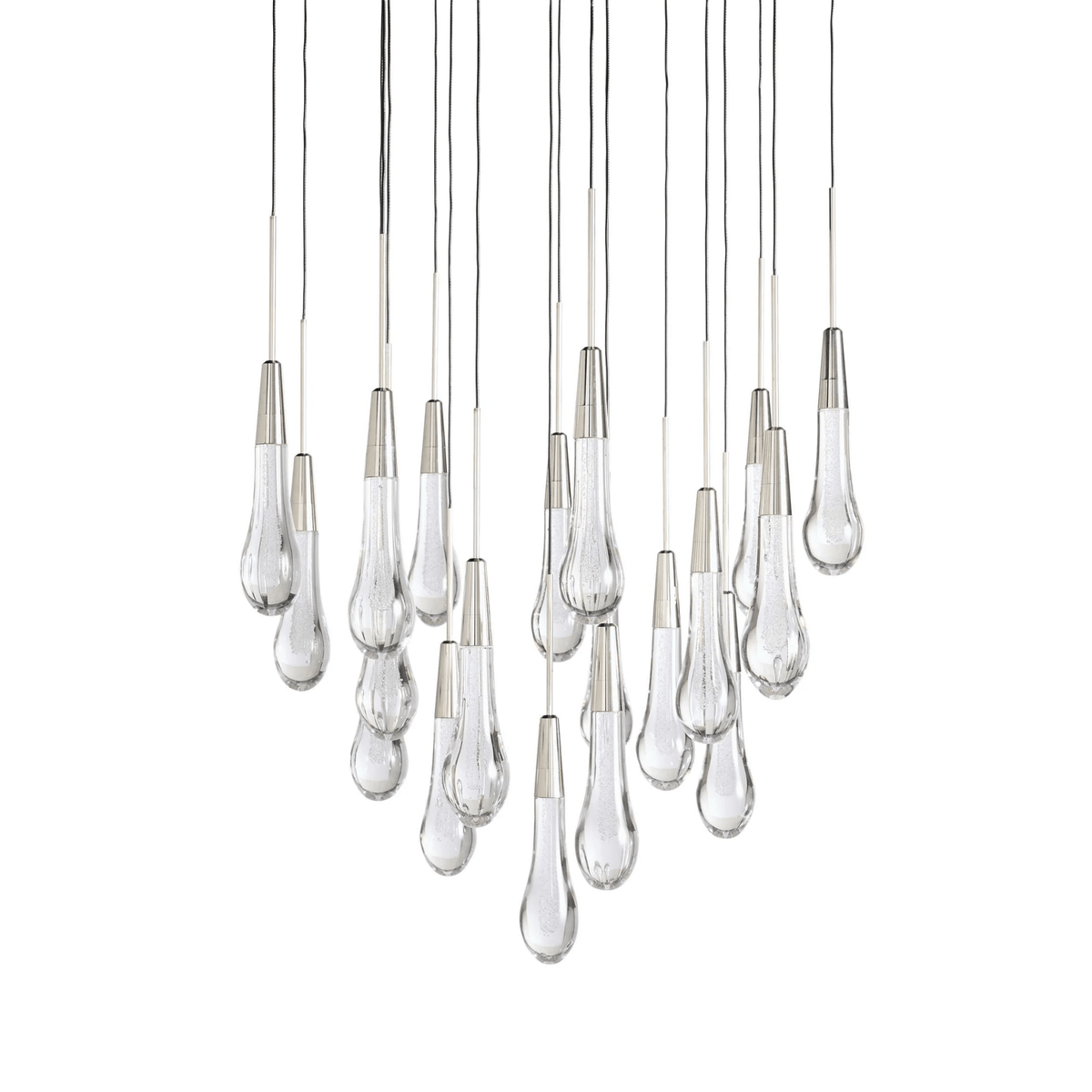 Soltaire Round Chandelier 17" 24" 36“ 58“ - briglamps
