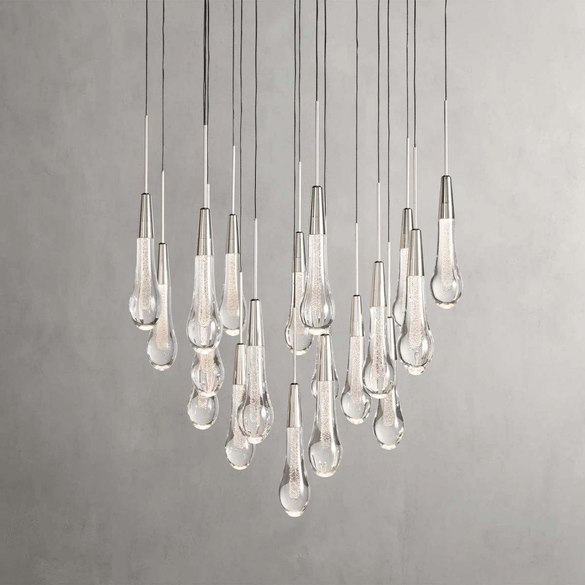 Soltaire Round Chandelier 17" 24" 36“ 58“ - briglamps