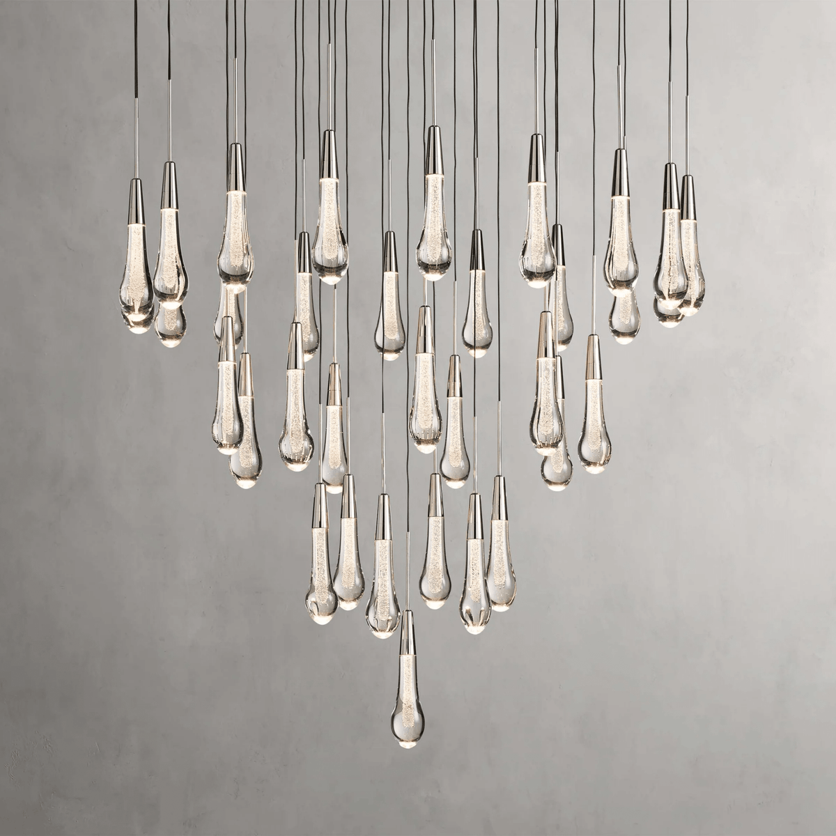 Soltaire Round Chandelier 17" 24" 36“ 58“ - briglamps