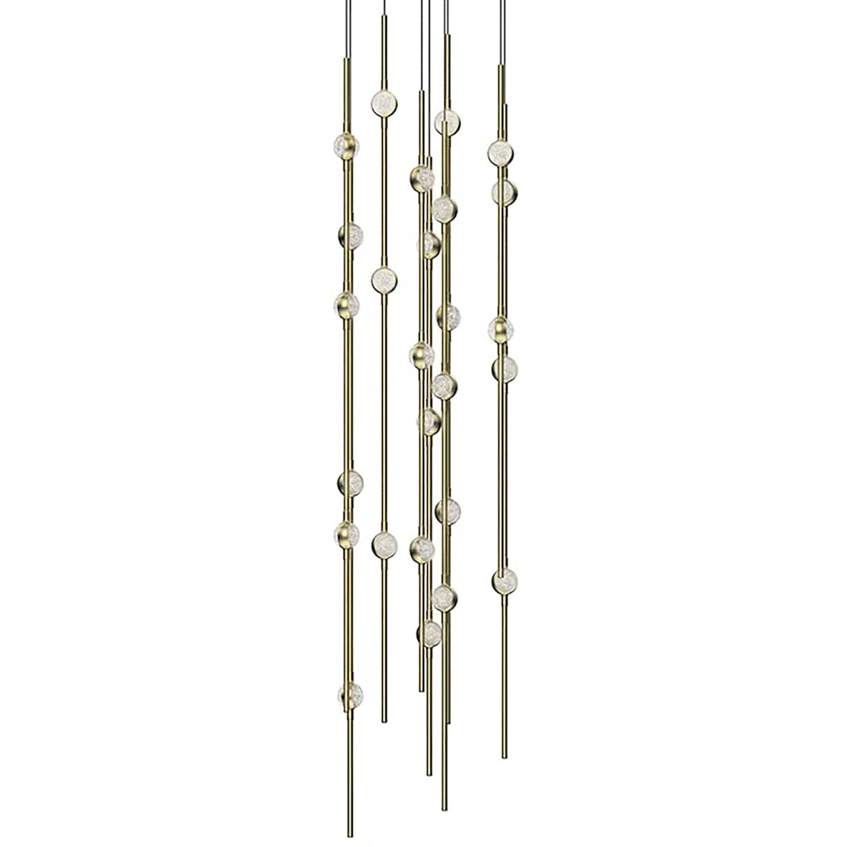 Sonne Constellation 12" Wide Beaded Chandelier 26 Light 2700K - briglamps