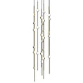 Sonne Constellation 12" Wide Chandelier 26 Light Satin Brass - briglamps