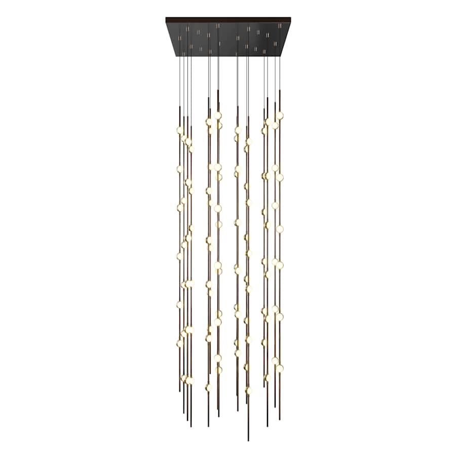 Sonne Constellation 22in Wide Beaded LED Chandelier - briglamps