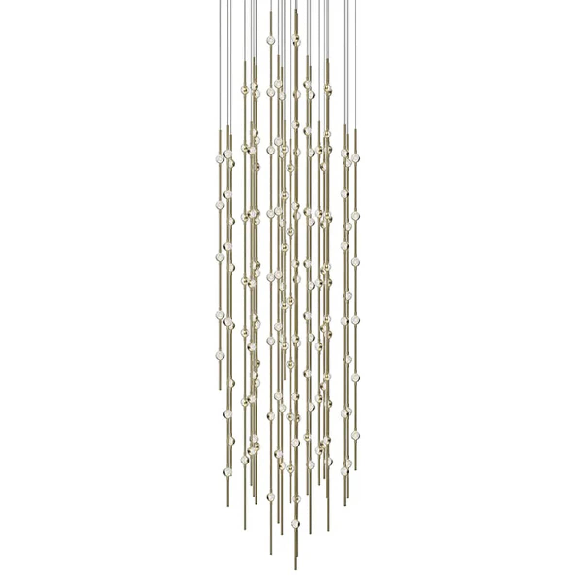 Sonne Constellation 25" Wide Beaded Chandelier - briglamps