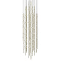 Sonne Constellation 25in Wide Modern LED Chandelier Satin Brass - Cyran Lamps