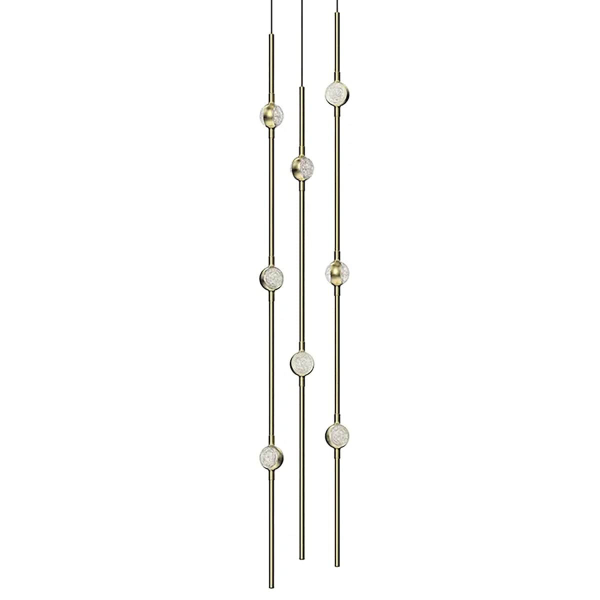 Sonne Constellation 6" Wide Beaded Chandelier - briglamps