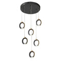 Staircase Lighting Chandelier LED Ring Cluster Rotating Ceiling Light - Cyran Lamps