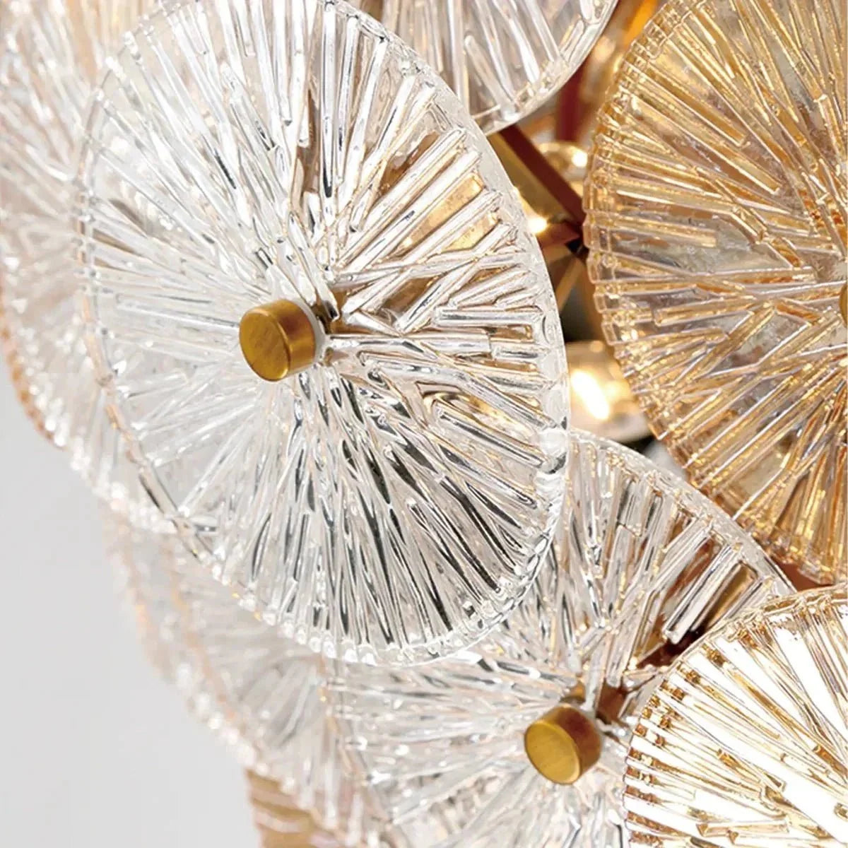 Suna Round Chandelier 12 Light 30"W - Brig Lighting