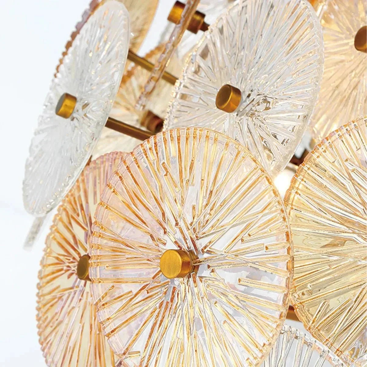 Suna Round Chandelier 12 Light 30"W - Brig Lighting