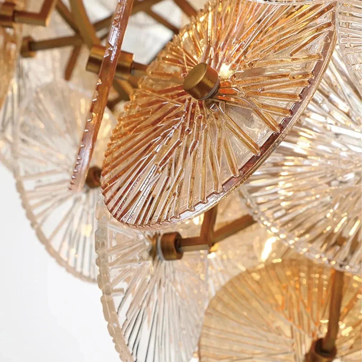 Suna Round Chandelier 27 Light 40"W - Brig Lighting