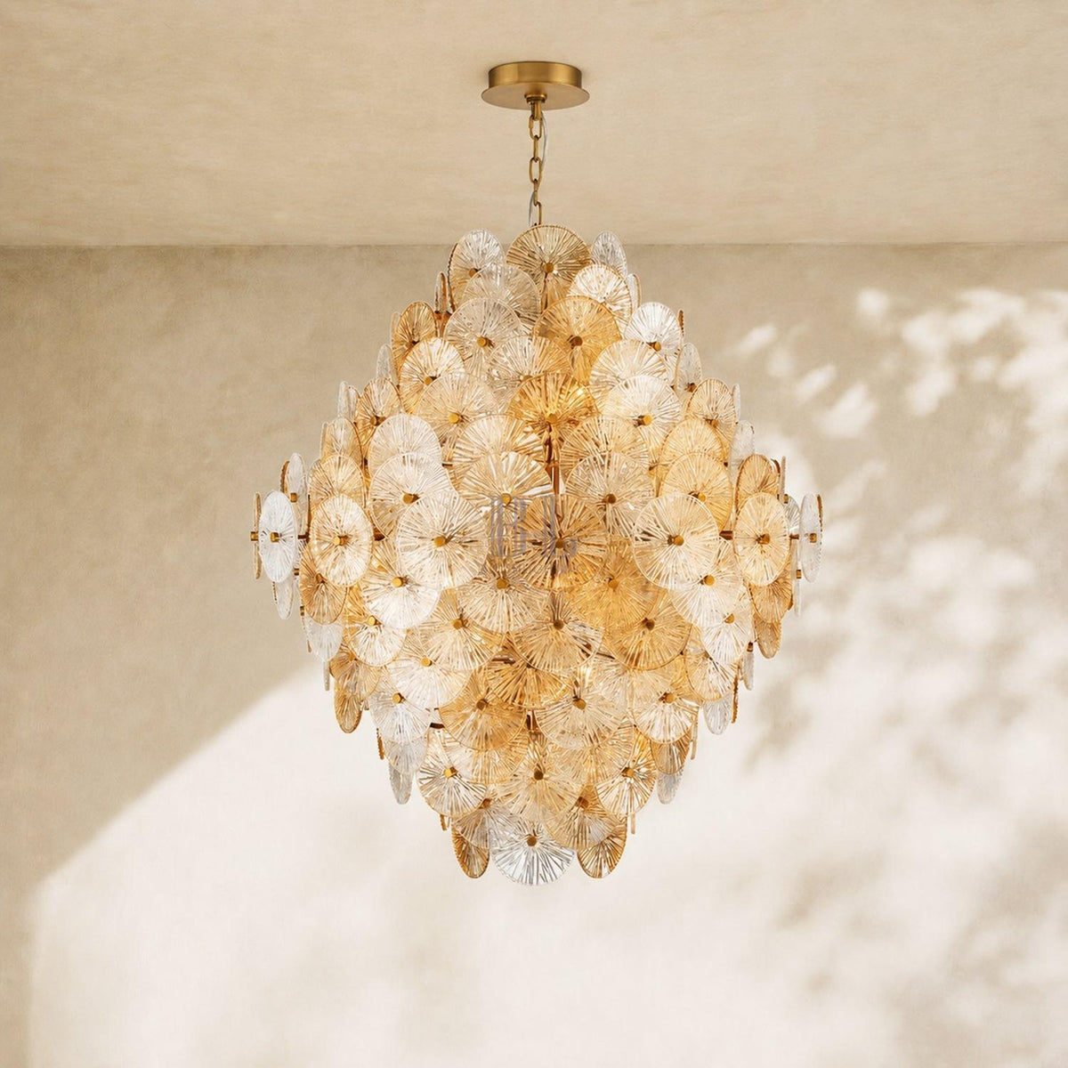Suna Round Chandelier 27 Light 40"W - Brig Lighting