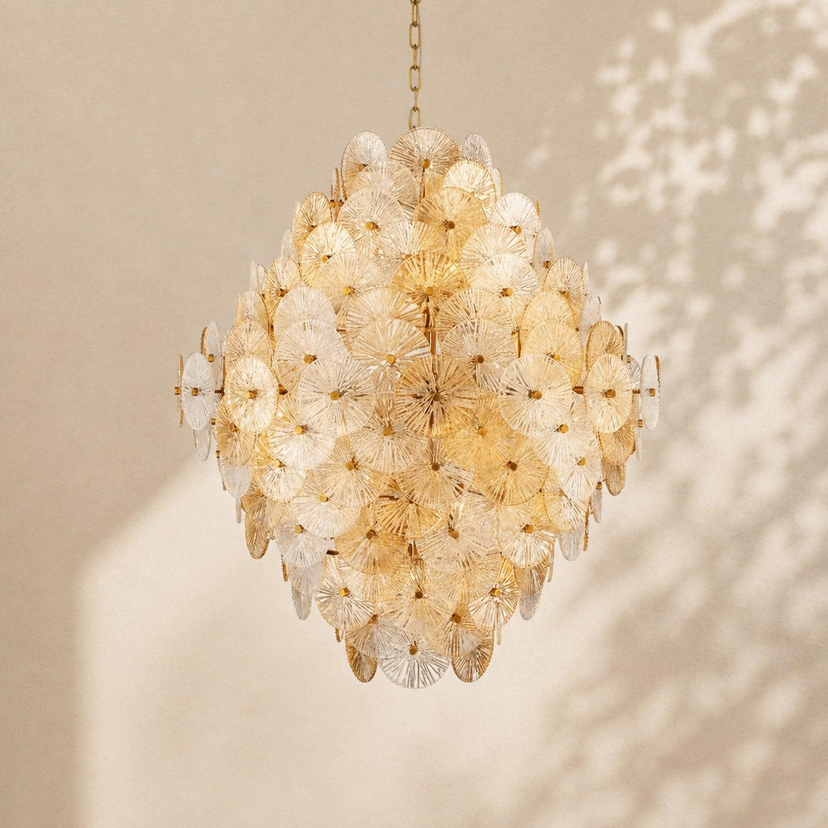Suna Round Chandelier 27 Light 40"W - Brig Lighting