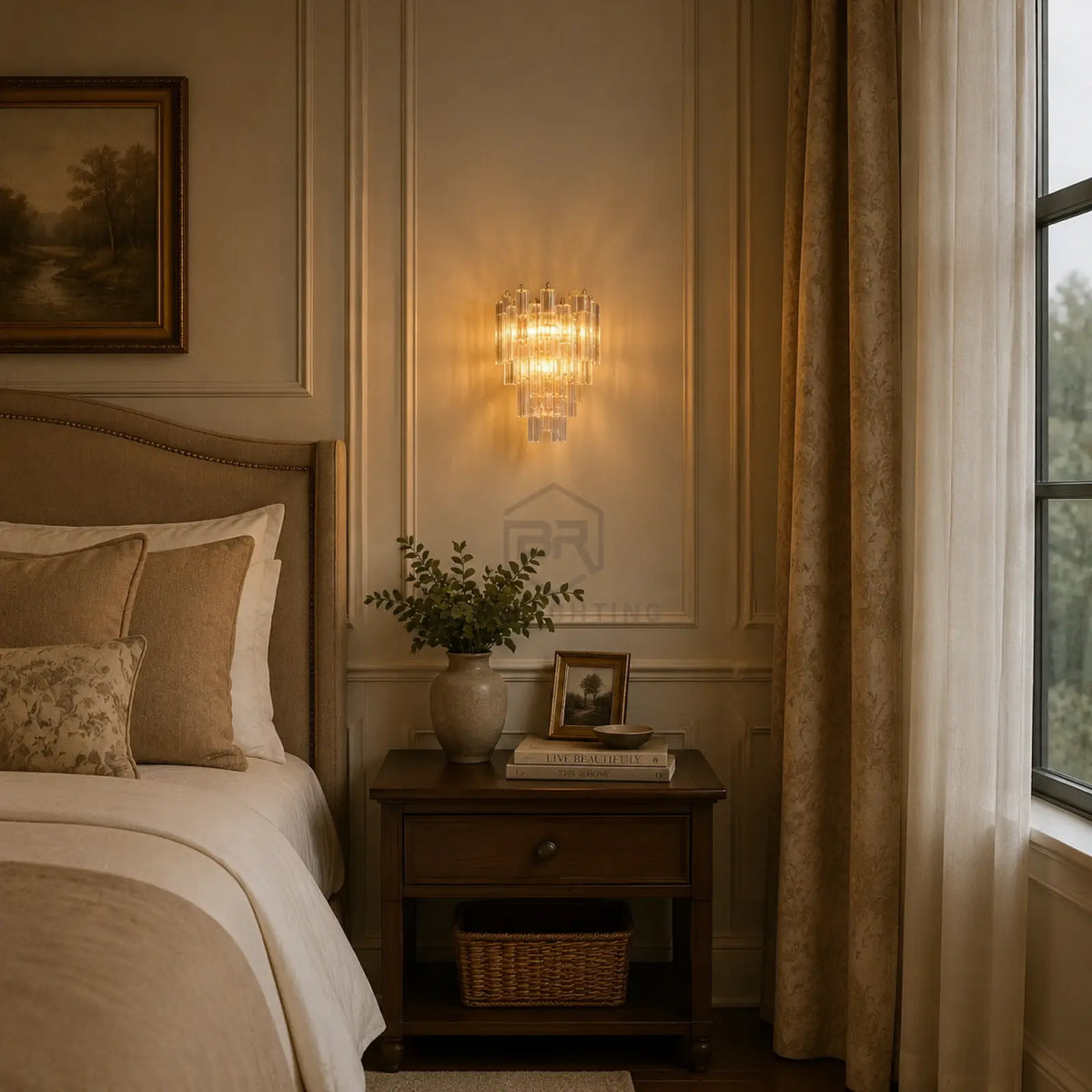 Tronchy Glass Grand Sconce