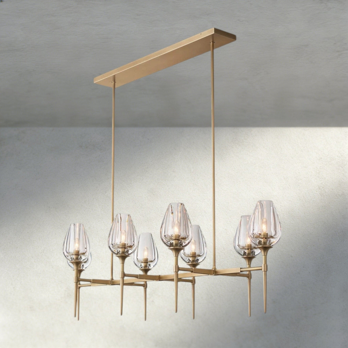 Tulip Linear Chandelier 52", 65" - briglamps
