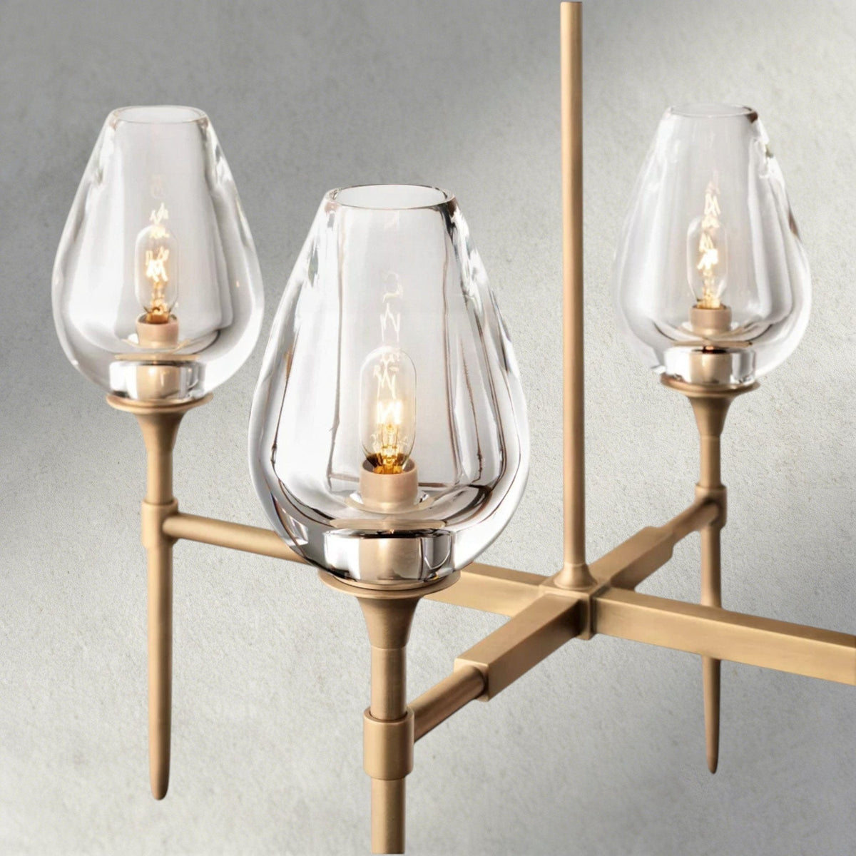Tulip Linear Chandelier 52", 65" - briglamps