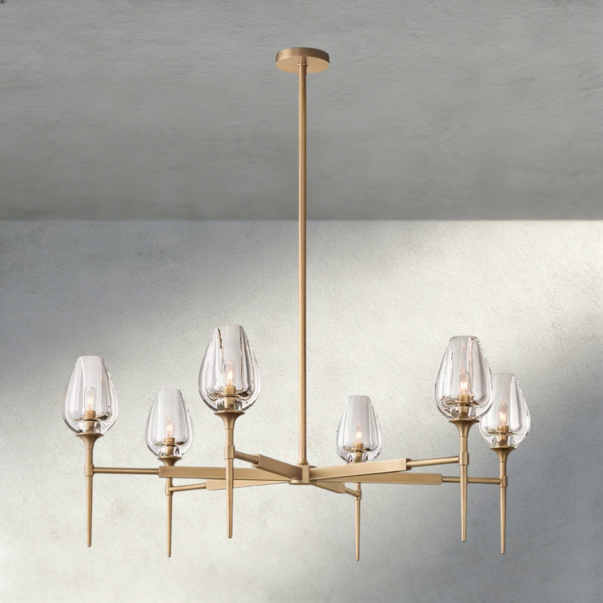 TULIP ROUND CHANDELIER 27", 42", 54" - briglamps